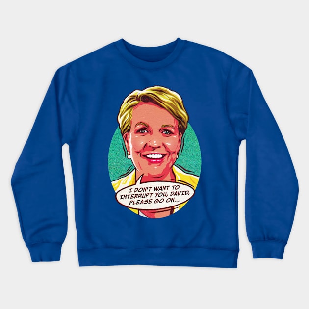 I Don't Want To Interrupt You, David Crewneck Sweatshirt by nordacious